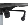Křeslo kancelářské, šedá ekokůže, chromový kříž, houpací mechanismus, nosnost 150kg - KA-F1385 GREY