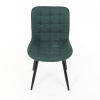 Židle jídelní, zelená látka, černé kovové nohy - HC-462 GRN2