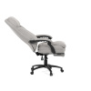 Kancelářské křeslo, světle šedá látka, synchronní mechanismus, podnožka - KA-F1251 SIL2