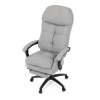 Kancelářské křeslo, světle šedá látka, synchronní mechanismus, podnožka - KA-F1251 SIL2