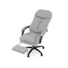 Kancelářské křeslo, světle šedá látka, synchronní mechanismus, podnožka - KA-F1251 SIL2
