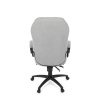 Kancelářské křeslo, světle šedá látka, synchronní mechanismus, podnožka - KA-F1251 SIL2