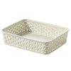 Košíček RATTAN 'Y' STYLE -A5 krémový
