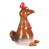 Slepice - zahradní ozdoba na plot, keramika - KEK9904