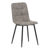Židle jídelní, šedá látka cowboy, nohy černý kov - CT-281 GREY3