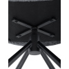Jídelní židle, černá, hladká látka, DCH-D1330 BK2 - DCH-D1330 BK2