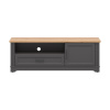 TOLMIN televizní stolek RTV1D1S, grafit/dub artisan