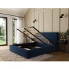 Postel Pesillo + kovový rám/plynový zvedák/úložný prostor 140x200 (Materiál / Dekor Modullo 01)