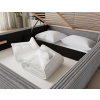 Postel Pesillo + dřevěný rám/ standardní zvedák/ box na lůžkoviny 160x200 (Materiál / Dekor Modullo 01)