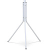 Věšák stojanový, výška 174 cm, kovová konstrukce, bílý matný lak, nosnost 6 kg - 80001-04A WT
