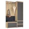 Předsíňová sestava ARBORETO SET 1 dub artisan/šedá