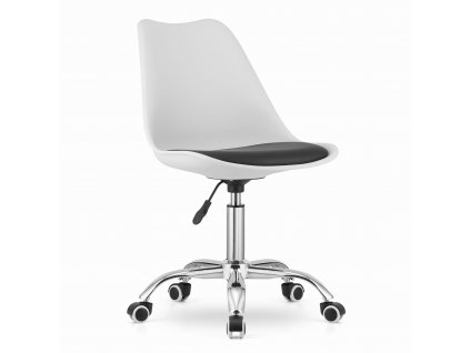 Kancelářská židle ,,ALBA" bílo - černá