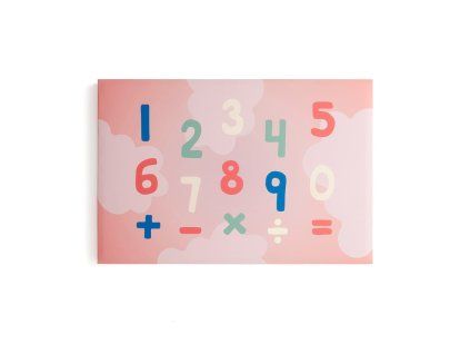 Akustický panel IMAGE, čísla, 1200x800 mm