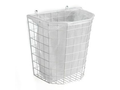 Drátěný koš, bílý