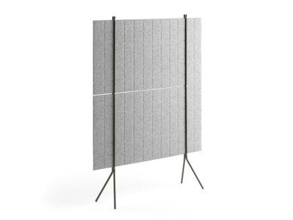Paraván SPLIT, 1200x1500 mm, světle šedý