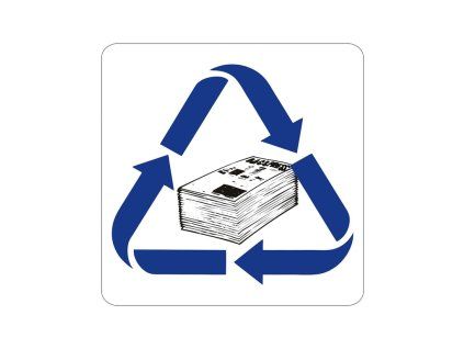 Samolepicí značka - papír