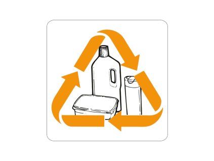 Samolepicí značka - tvrdý plast