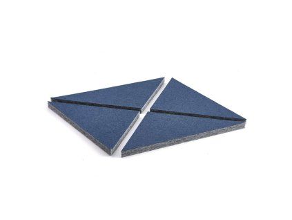Akustický panel PATTERN, 600x600x40 mm, bal. 4 ks, modrý