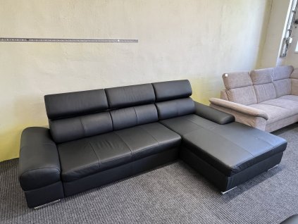 Sedací souprava rohová - kůže - NEPOUŽITÁ