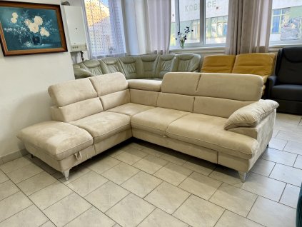 Sedací souprava rohová - rozkládací - NEPOUŽITÉ