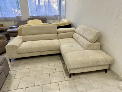 Sedací souprava rohová - rozkládací - NEPOUŽITÉ