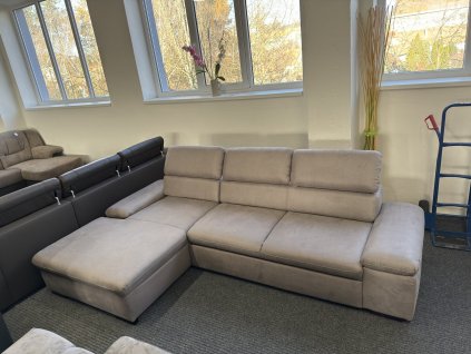 Sedací souprava rohová - rozkládací - NEPOUŽITÉ