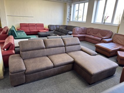Sedací souprava rohová - rozkládací - NEPOUŽITÉ