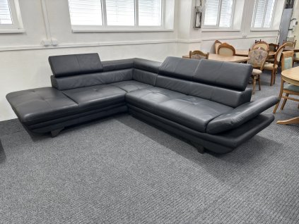 Sedací souprava rohová - kůže - NEPOUŽITÁ