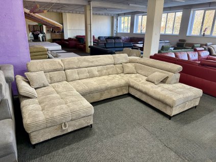 Sedací souprava tvaru U - rozkládací - NEPOUŽITÁ