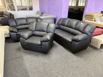 Sedací souprava 3 + 2 + 1 - kůže - NEPOUŽITÁ