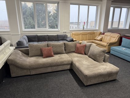 Sedací souprava rohová - rozkládací - NEPOUŽITÁ