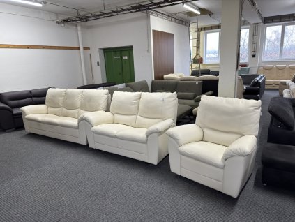 Sedací souprava 3 + 2 + 1 - kožená - ZÁNOVNÍ