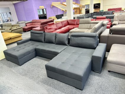 Sedací souprava tvaru U s úložným prostorem – nepoužitá