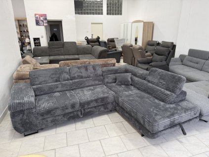 Sedací souprava rohová - rozkládací - NEPOUŽITÉ