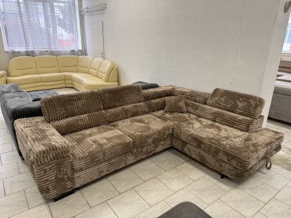 Sedací souprava rohová - rozkládací - NEPOUŽITÉ