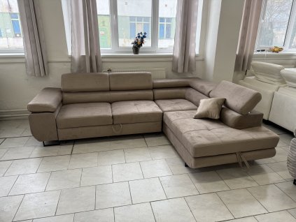 Sedací souprava rohová - rozkládací - NEPOUŽITÉ