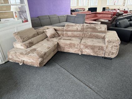 Sedací souprava rohová - rozkládací - NEPOUŽITÉ