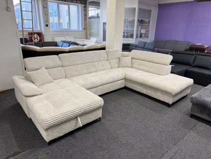 Sedací souprava tvaru U - rozkládací - NEPOUŽITÁ