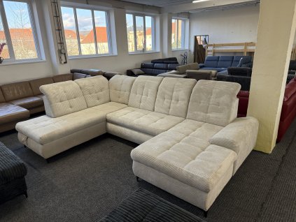 Sedací souprava tvaru U - rozkládací - NEPOUŽITÁ