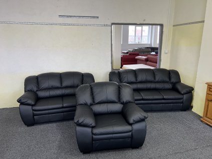Sedací souprava 3+2+1 - kožená - NEPOUŽITÉ