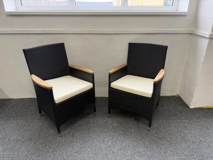 Ratanová křesla – 2 ks - nepoužité