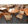 Jídelní stůl rozkládací + 4 židle