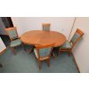 Jídelní stůl rozkládací + 4 židle