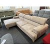 Rohová sedací souprava čalouněná v béžová