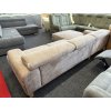 Rohová sedací souprava čalouněná v béžová