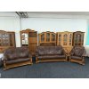 Sedací souprava 3 + 2 + 1 - kůže - ZÁNOVNÍ