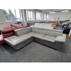 Rohová sedací souprava - kožená – zánovní