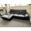 Sedací souprava rohová rozkládací - kožená - zánovní