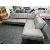 Rohová sedací souprava - polohovací - kožená – zánovní - E.Schillig