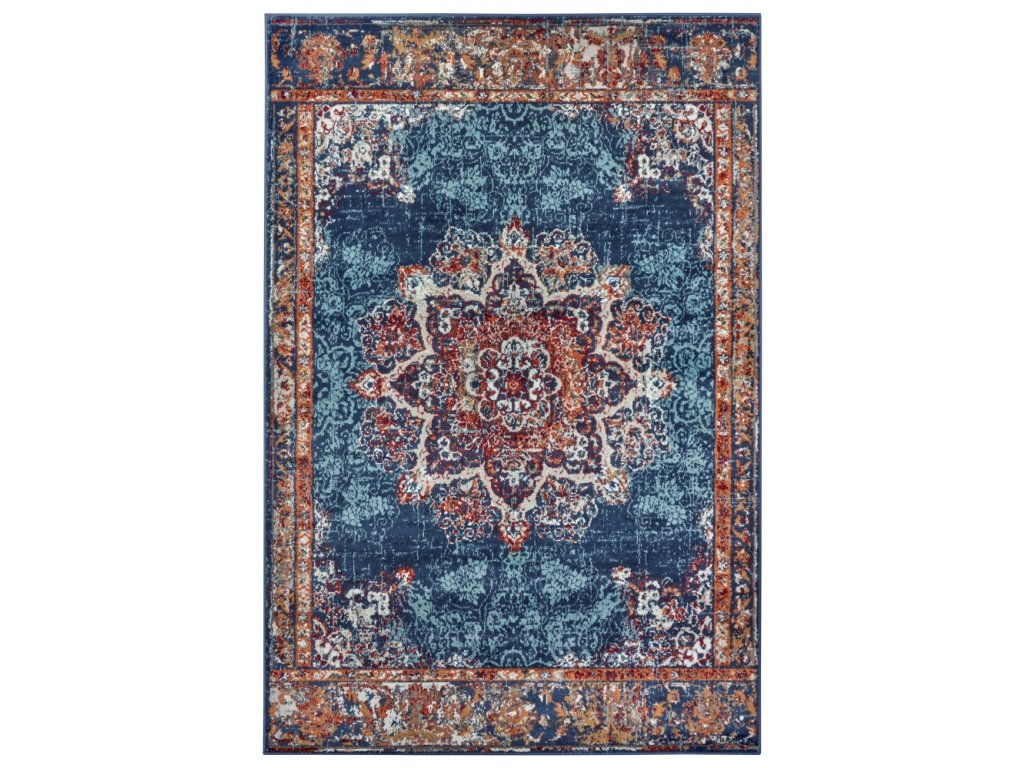 Kusový koberec Luxor 105637 Maderno Blue Multicolor